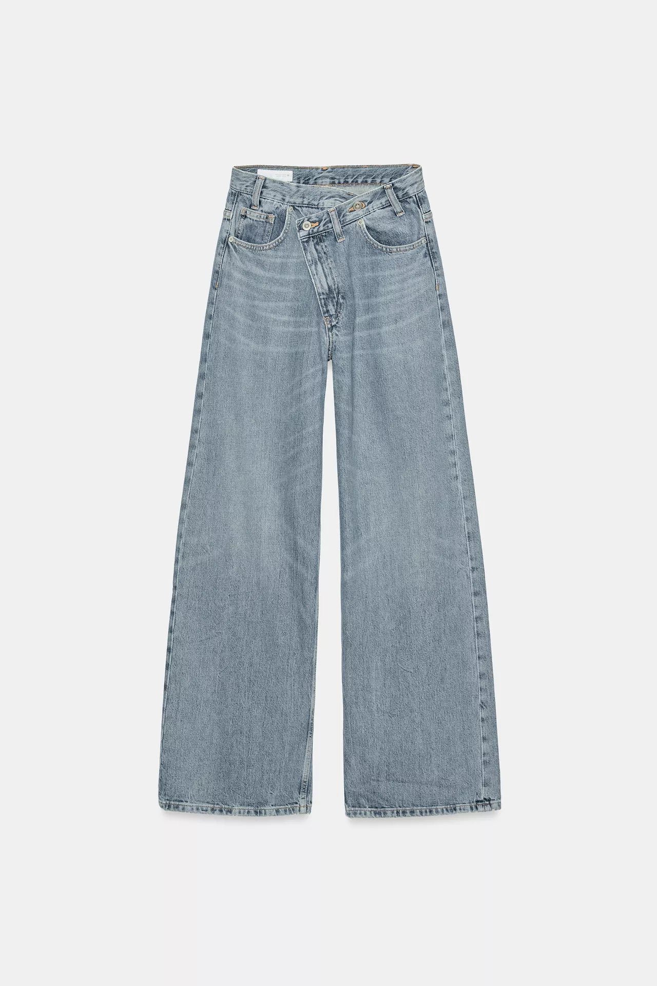 CRISS CROSS WIDE-LEG JEANS