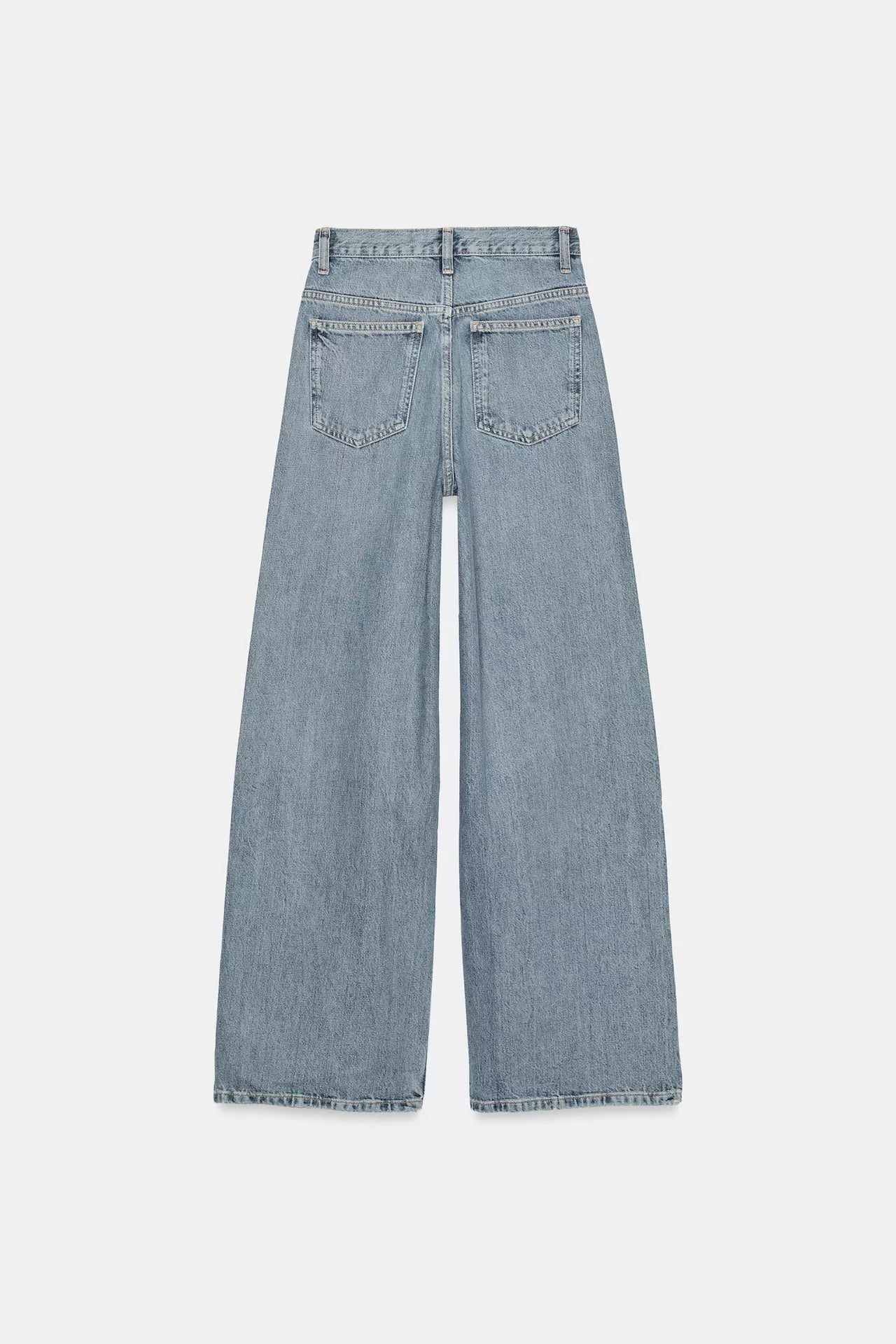 CRISS CROSS WIDE-LEG JEANS