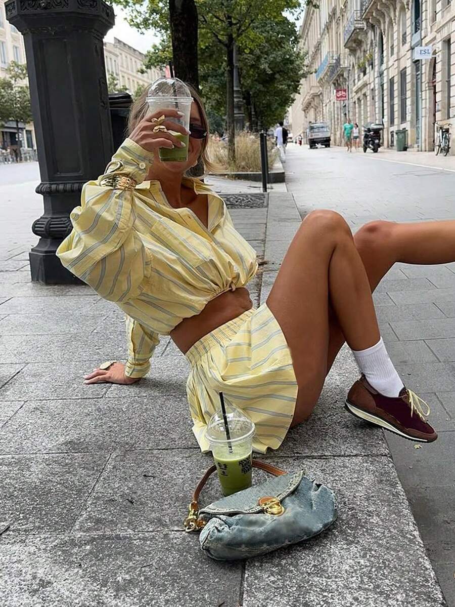 Monaco Stripe Co-Ord Set
