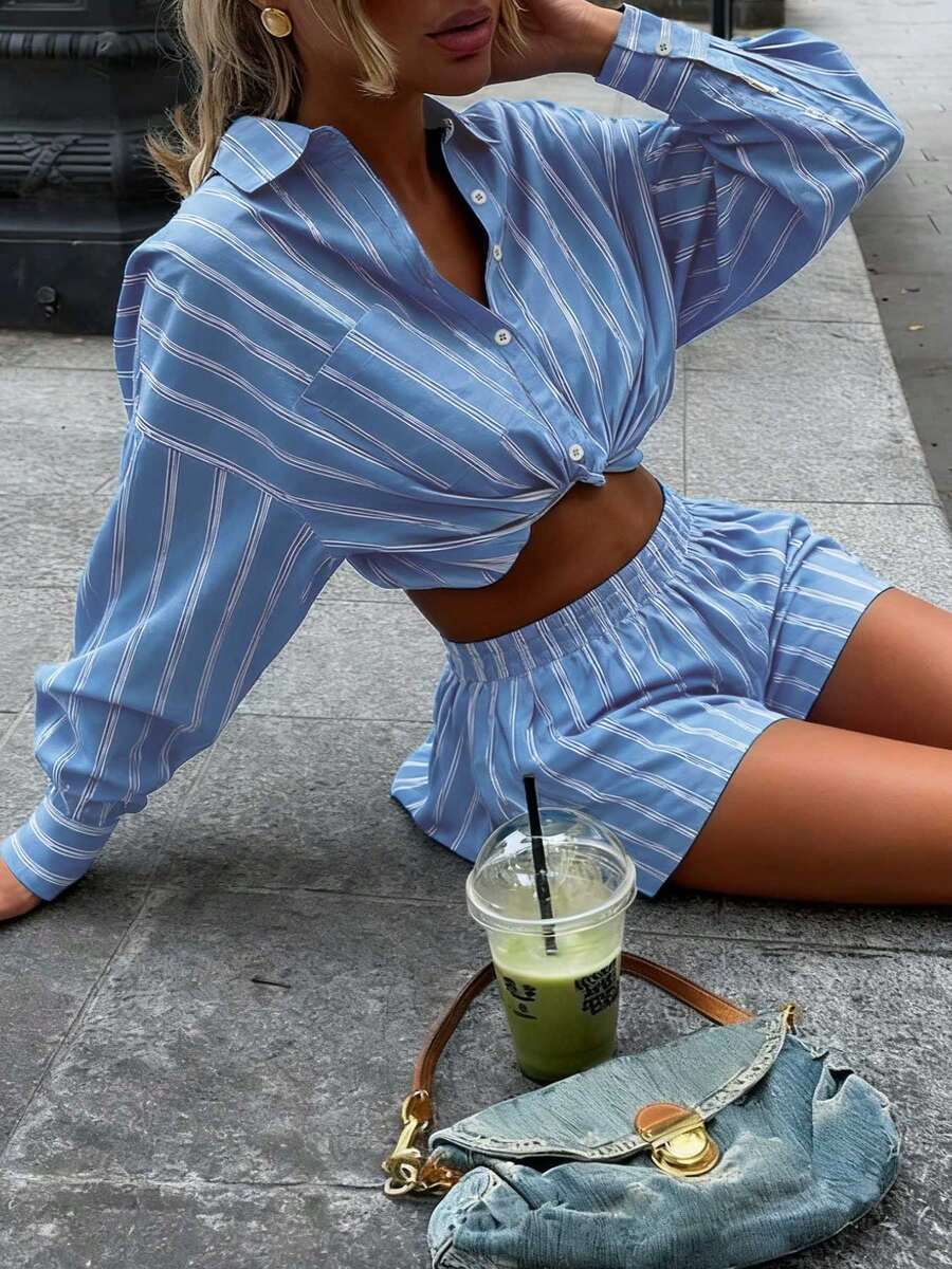 Monaco Stripe Co-Ord Set